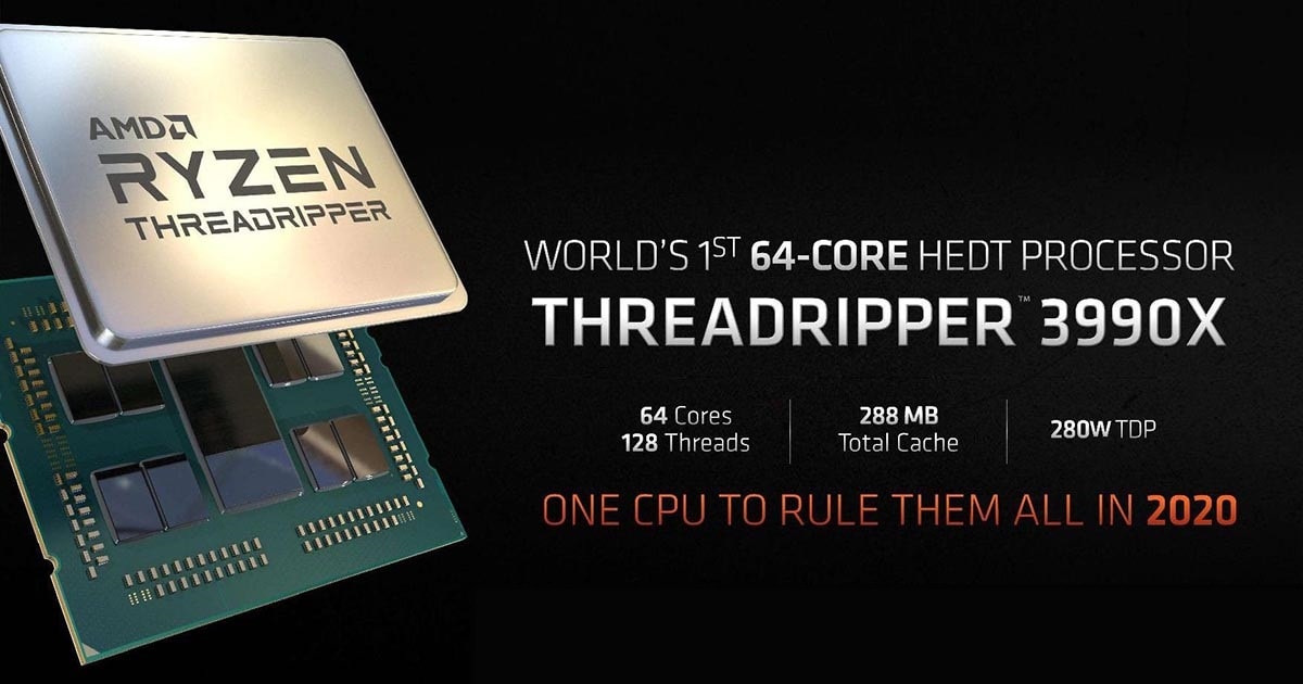 Threadripper 3990X: Το desktop «τέρας» της AMD έρχεται το 2020
