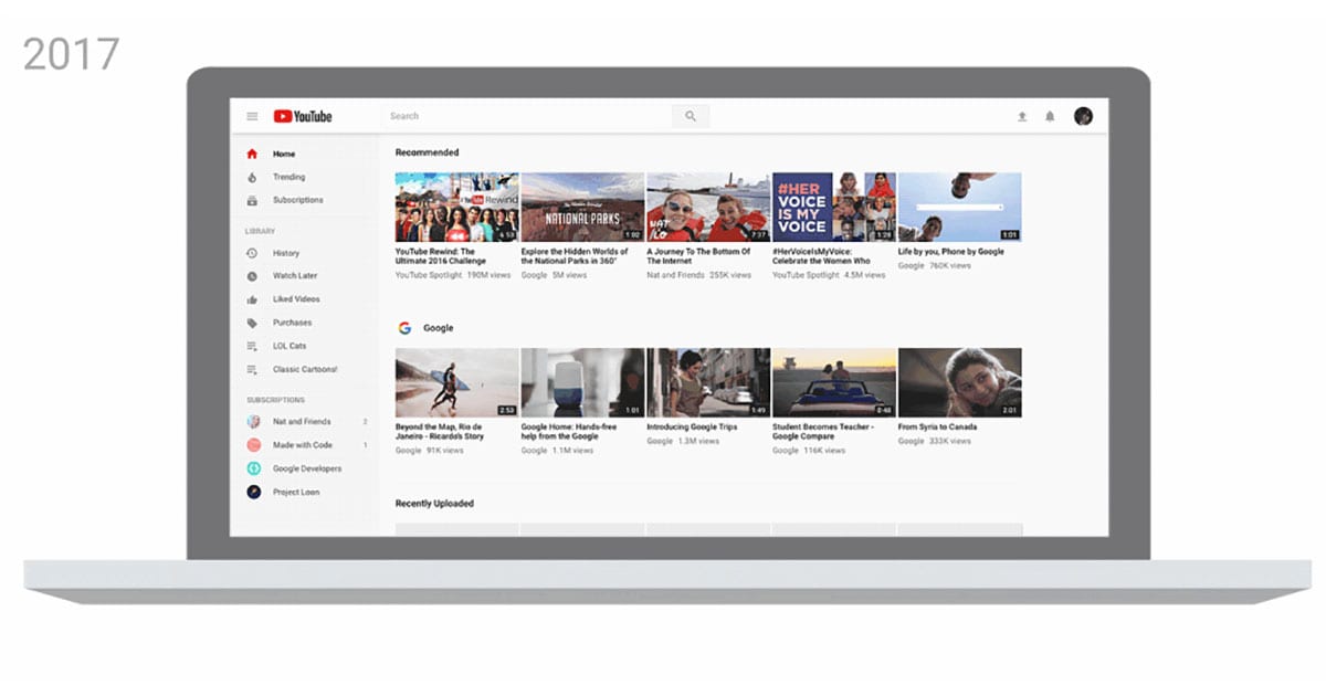 Το YouTube αλλάζει οριστικά εμφάνιση τον Μάρτιο