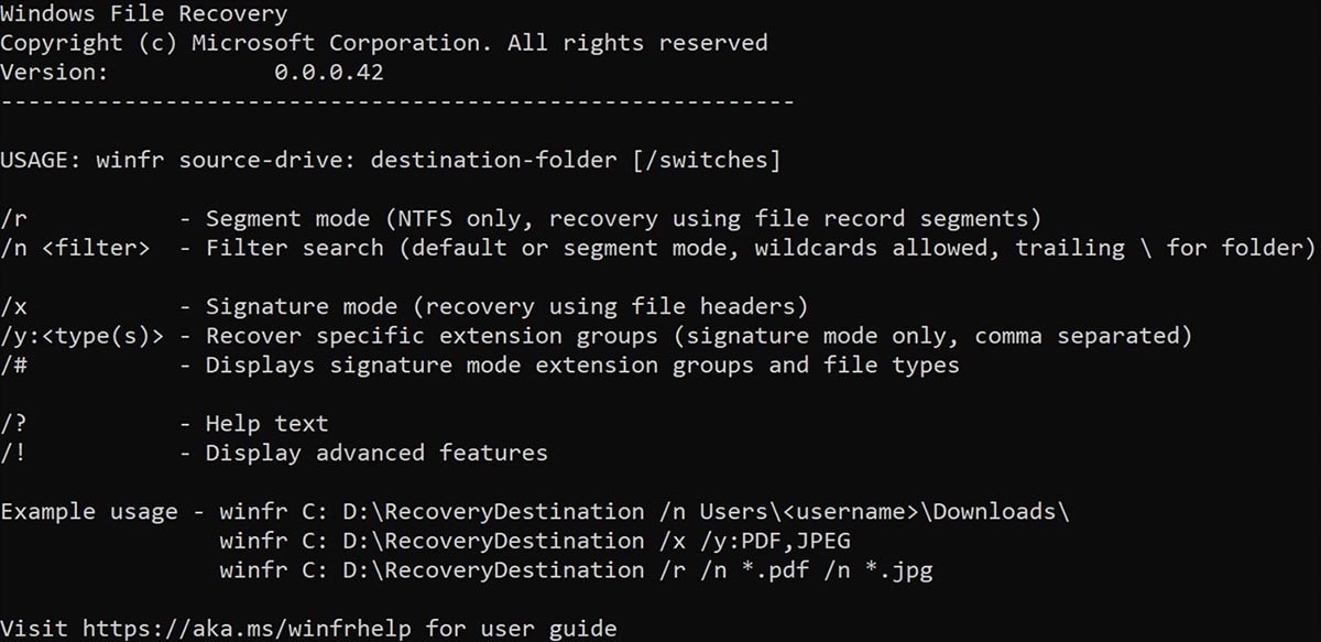 Miniguide / Windows File Recovery: Ανάκτηση αρχείων από τη Microsoft