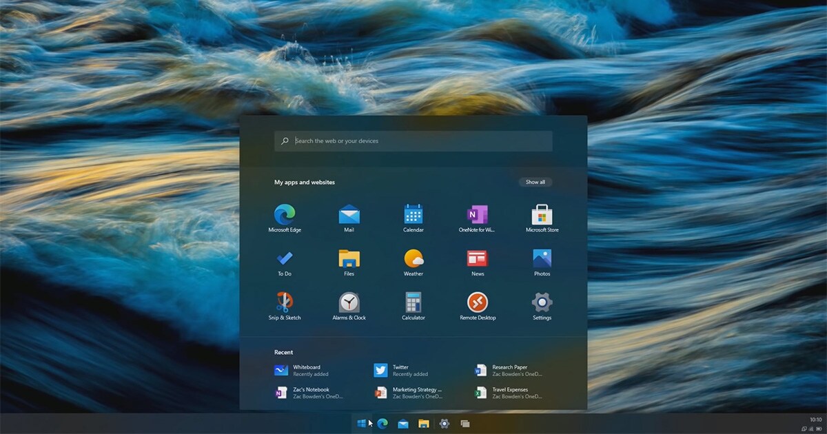 Windows 10X / Δες το νέο λειτουργικό της Microsoft σε δράση