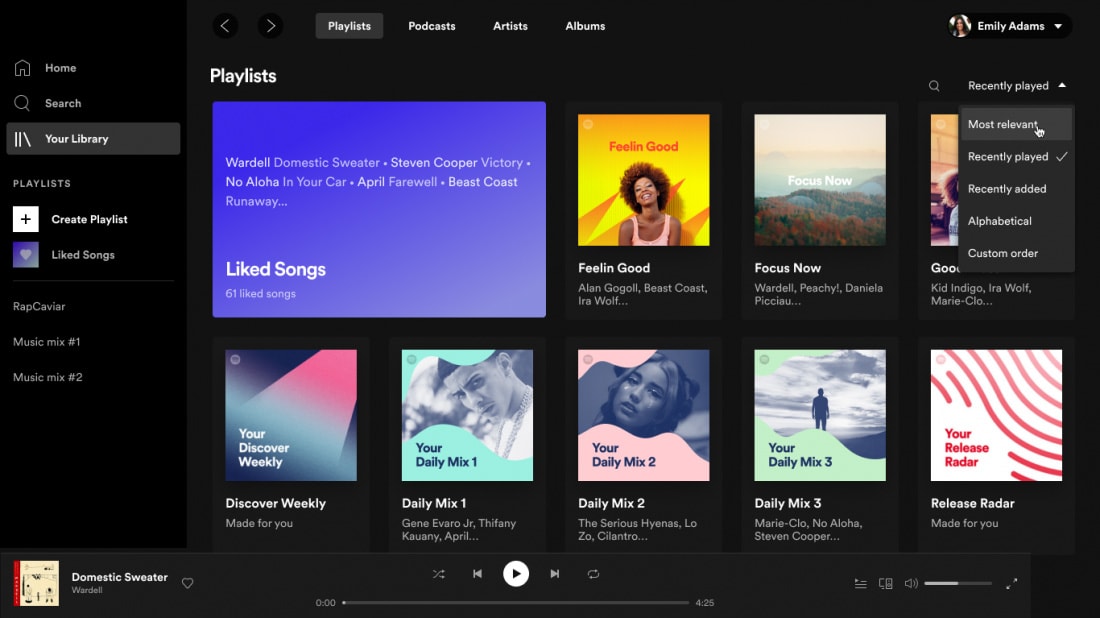 Νέο look, παρόμοιο με το mobile app, για το Spotify σε desktop