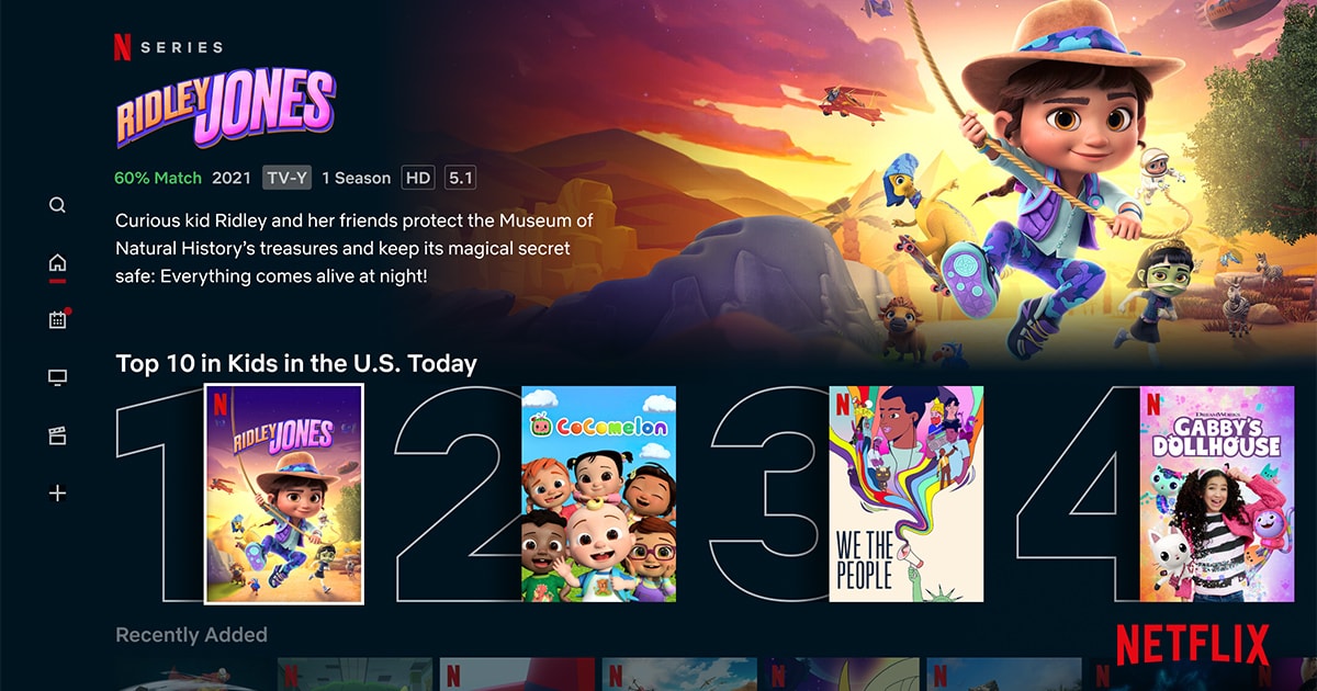 Netflix / Top 10 για παιδιά και νέα χαρακτηριστικά γονικού ελέγχου!