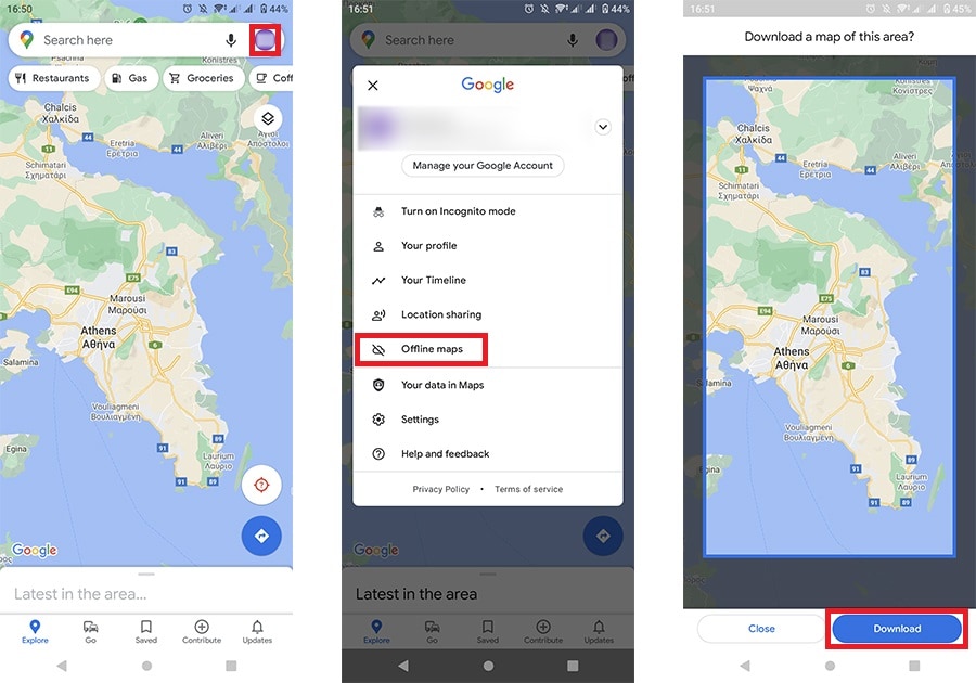 Google Maps Basics / Πώς θα πλοηγηθείς χωρίς δεδομένα