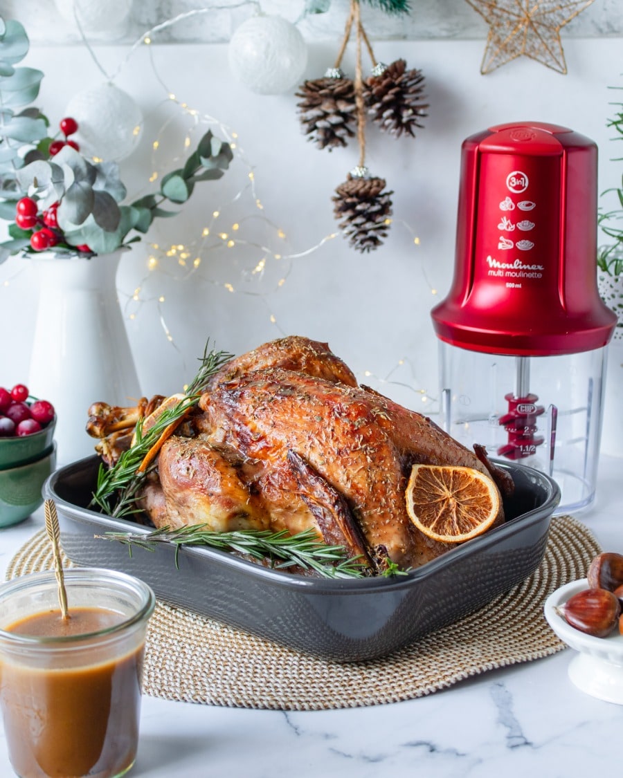 Μαγειρεύουμε με τη Funky Cook: Γαλοπούλα με κάστανα & σάλτσα gravy